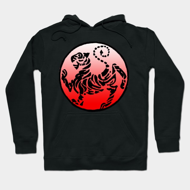 SHOTOKAN RISING SUN TIGER JAPANESE KARATE DOJO Hoodie by colormecolorado